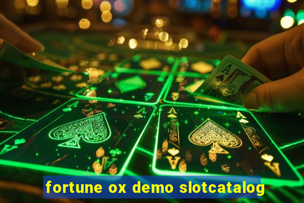 fortune ox demo slotcatalog